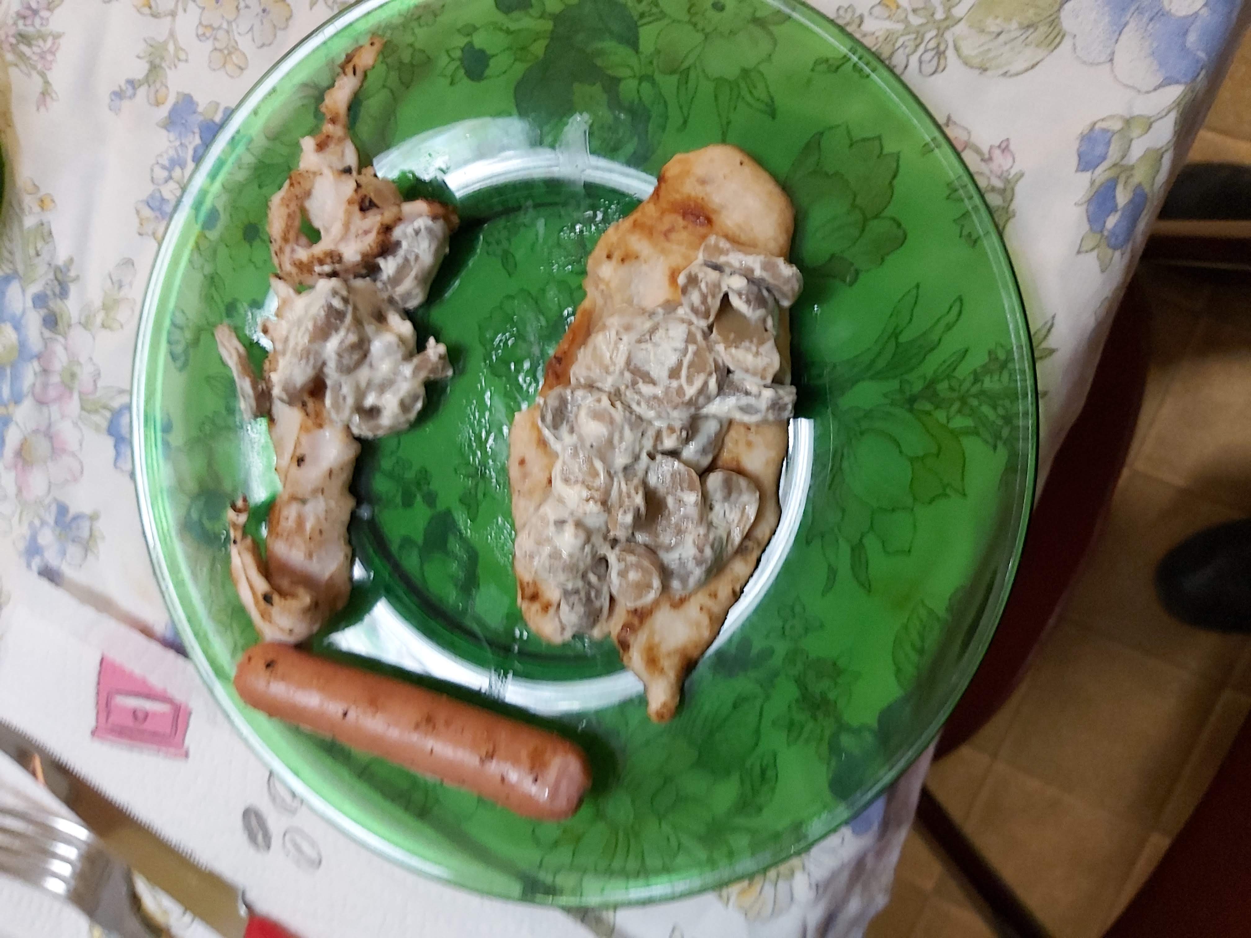 Pollo con Funghi Champignon